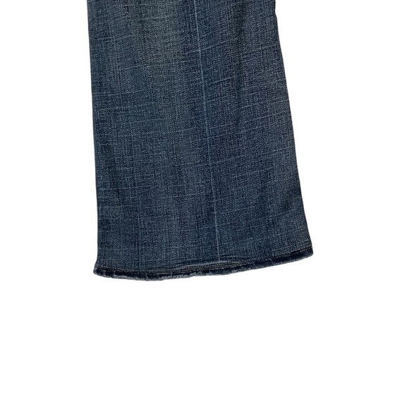 Cult of Individuality Jeans Sz 29 Bohemi Boot Cut Blue Distressed Thighs Hems - Picture 10 of 11